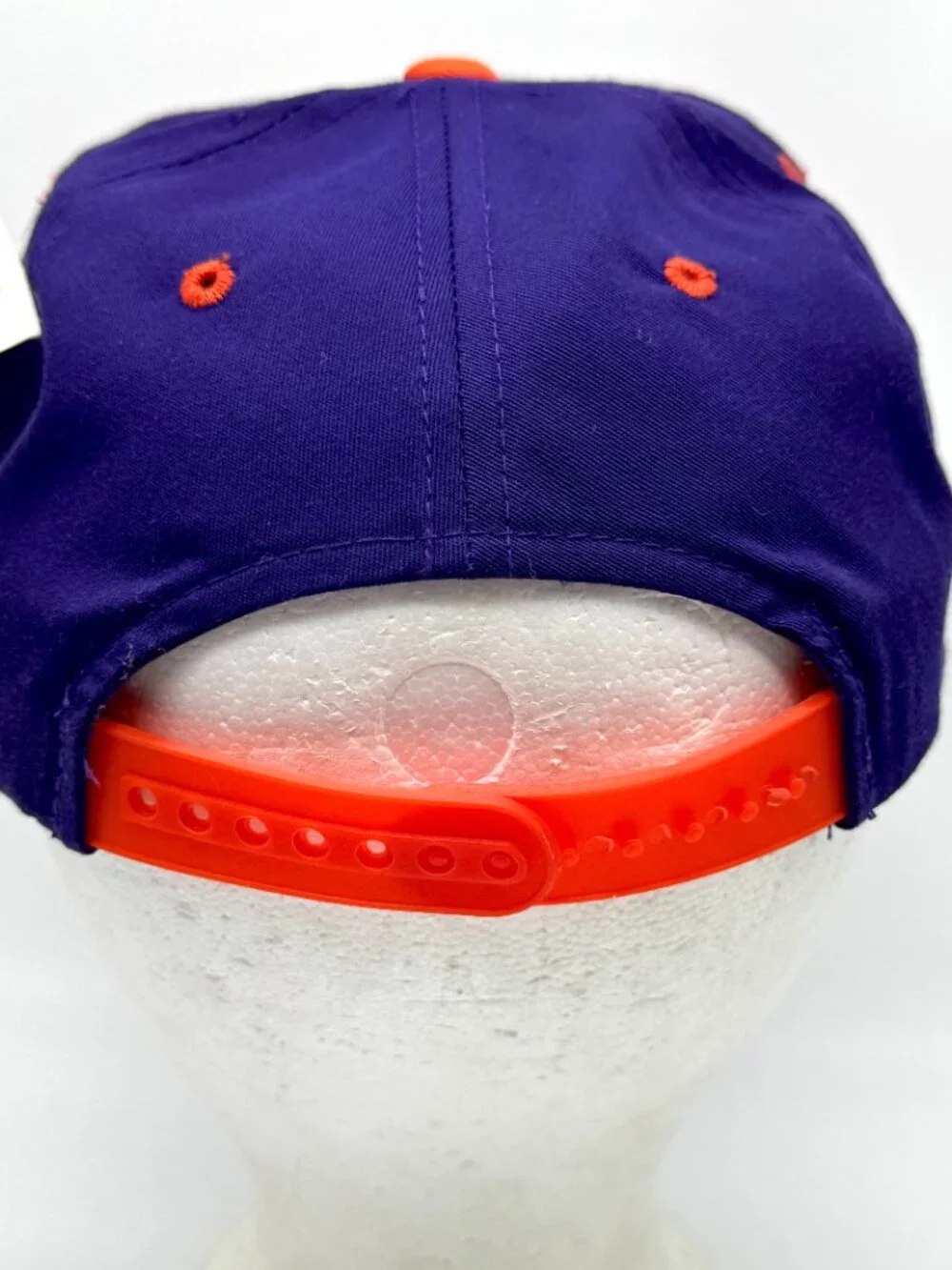 Vintage Phoenix Suns Deadstock Youth Logo 7 Snapback Hat NBA NWT Purple Orange